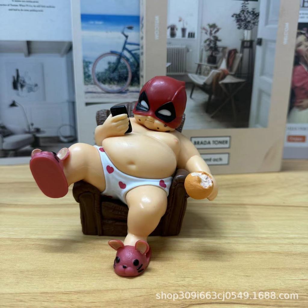 fat iron man and fat deadpool 12cm | Shopee Philippines