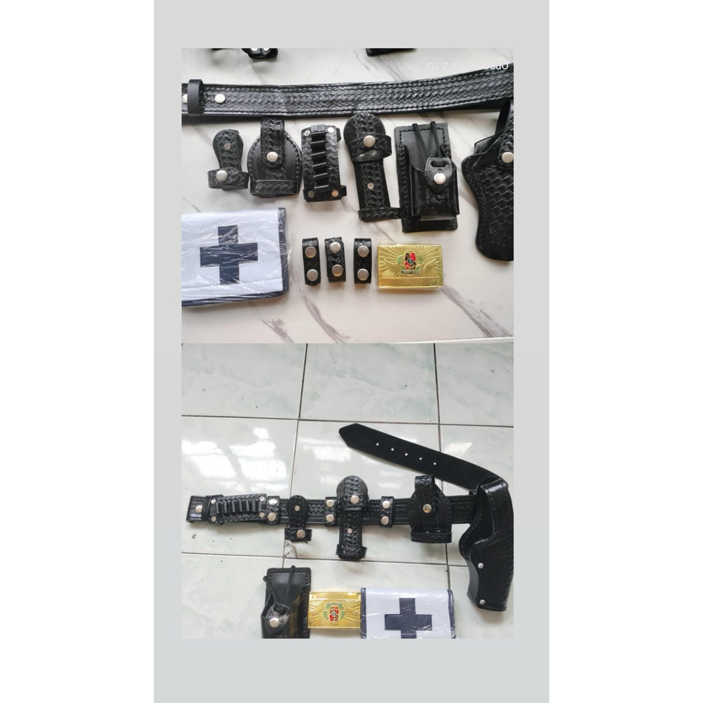 PURE LEATHER BELT SECURITY GUARD | Shopee Philippines