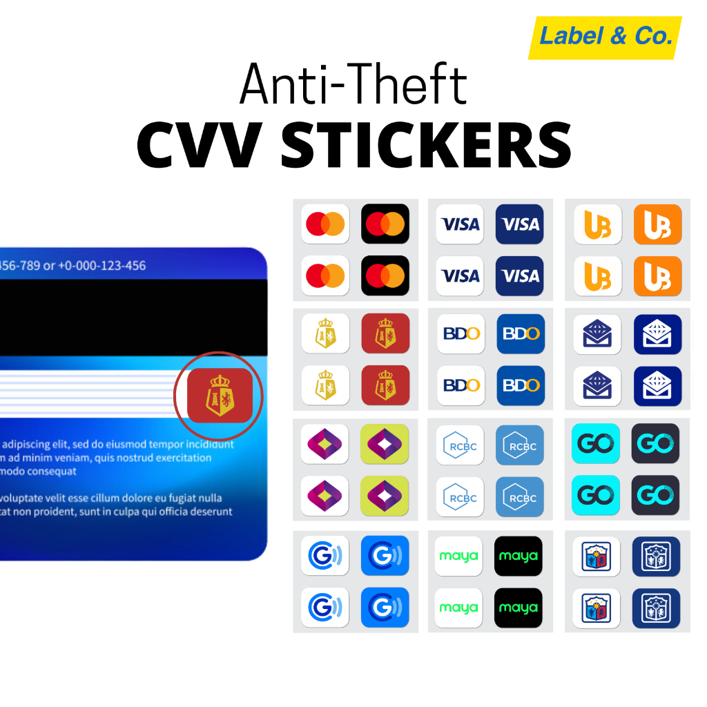 Shop credit card sticker for Sale on Shopee Philippines