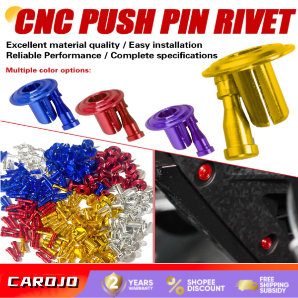 【24H Ship】6Pcs PrecisionLock Push Pin Rivet CNC Aluminum M5x15 For ...