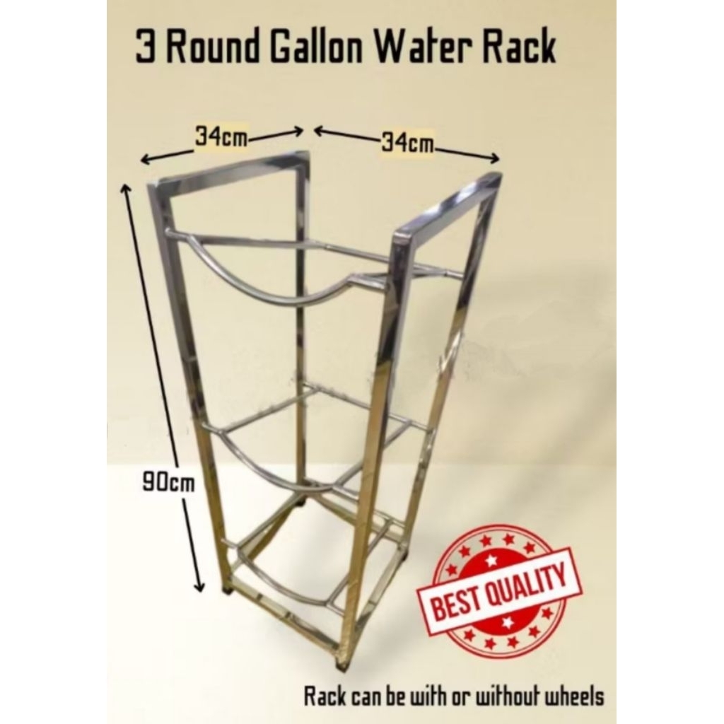 4 Layer Stainless 304 Round Water Rack Stand | Shopee Philippines