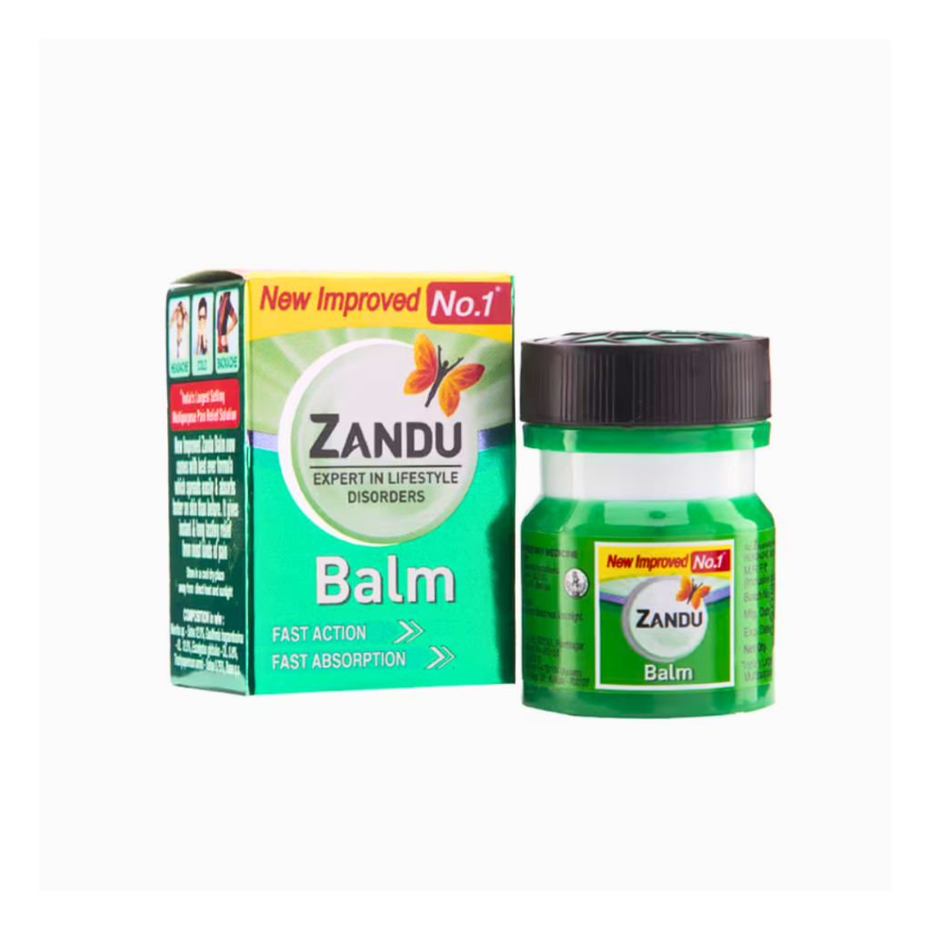Zandu Balm 25ml Relieves Headache Body Pain Fast Acting Pain Relief ...