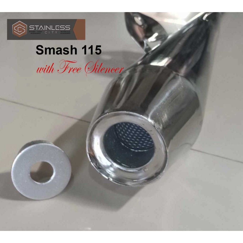 Smash 115 Stainless Bullet Pipe | Shopee Philippines