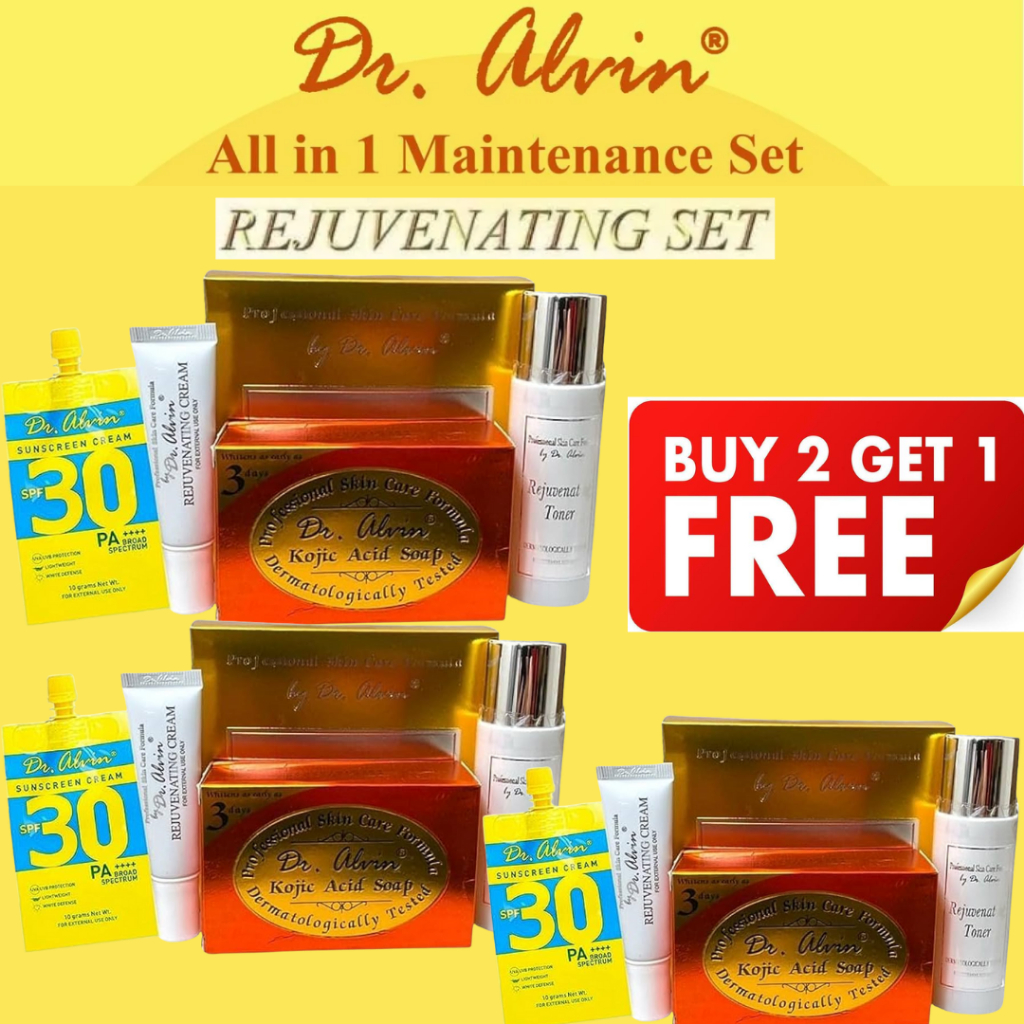 Dr. Alvin Rejuvenating Set – Best Skincare Set for Acne, Dark Spots ...