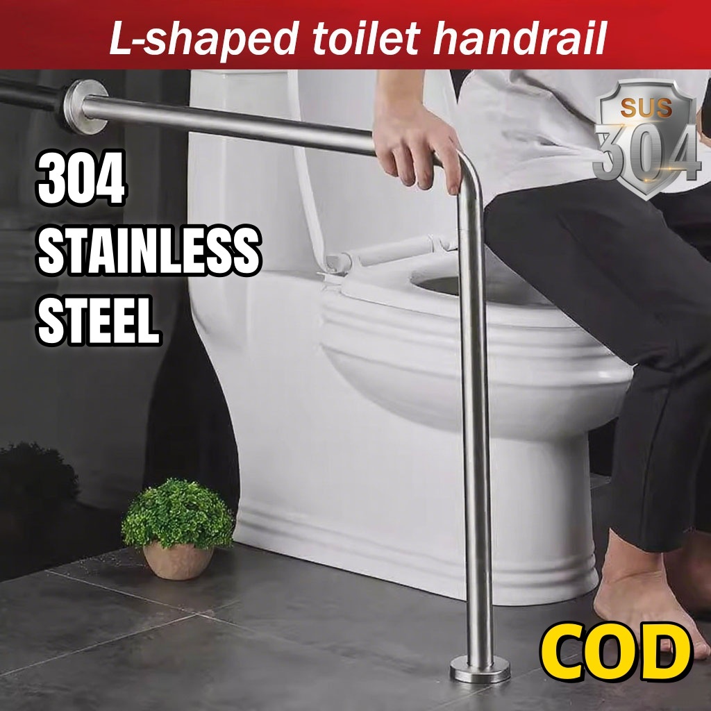 Anti-drop Toilet Armrest 304 stainless steel handraElder Grab Bars ...