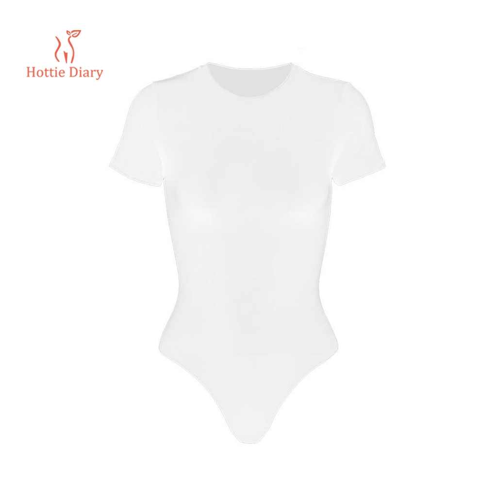 [Hottie Diary] Summer new edition women's round neck short-sleeved ...