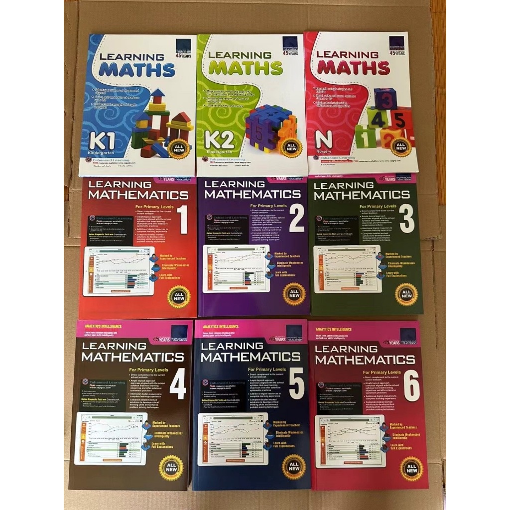 SAP Singapore Learning Mathematics for Grade 1 to 6 & Kindergarten1to2 ...