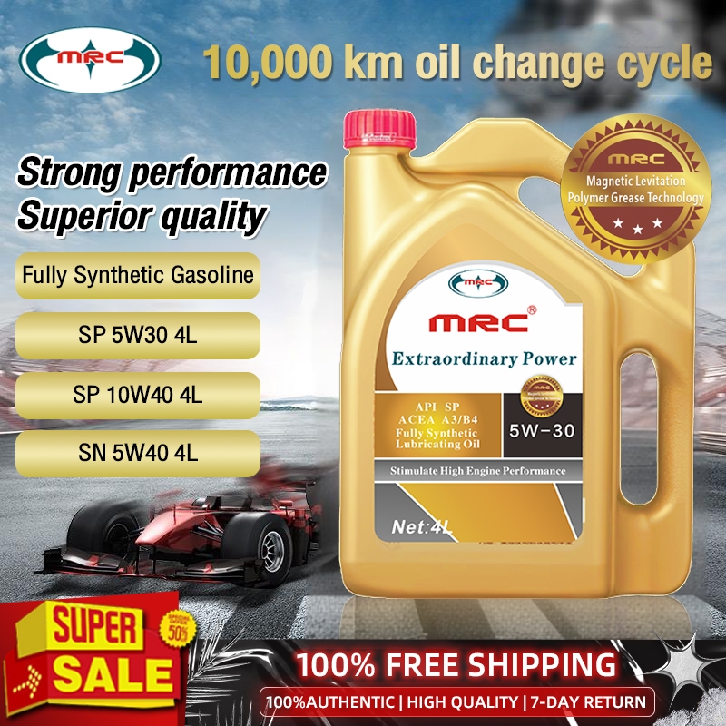 MRC Engine oil SN 5W40/SP 5W30/SP 10W40 Ultra Multigrade Heavy Duty Car ...