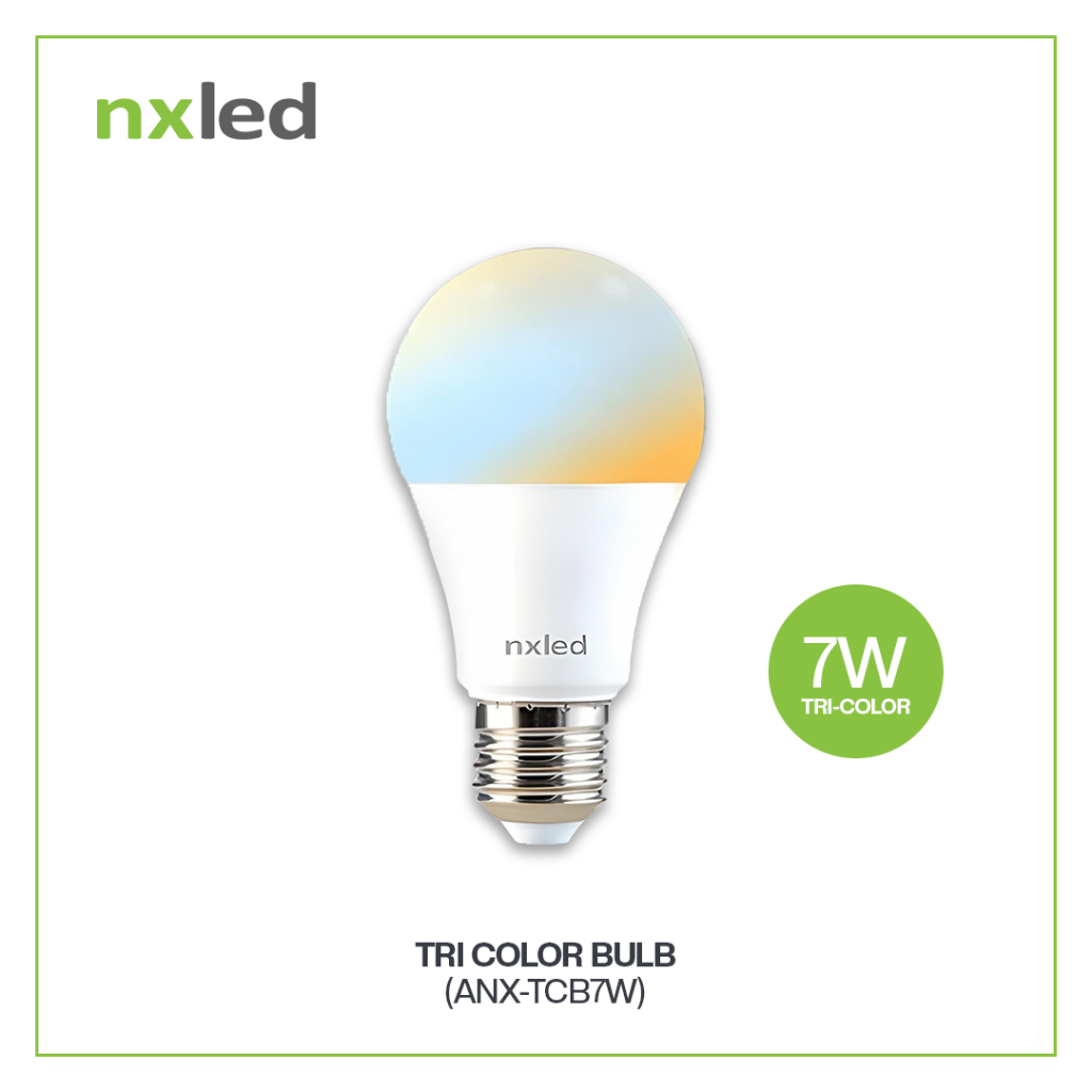 Nxled 7 Watts LED Tricolor Bulb (ANX-TCB7W) | Shopee Philippines