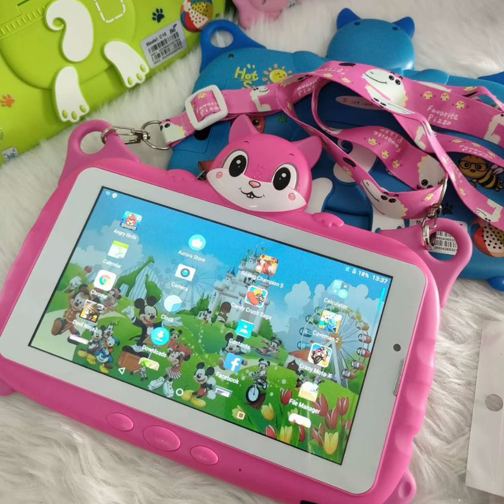 C15 SmartKids Tablet 5G Dual Sim 256GB Memory 7 inches with Random ...
