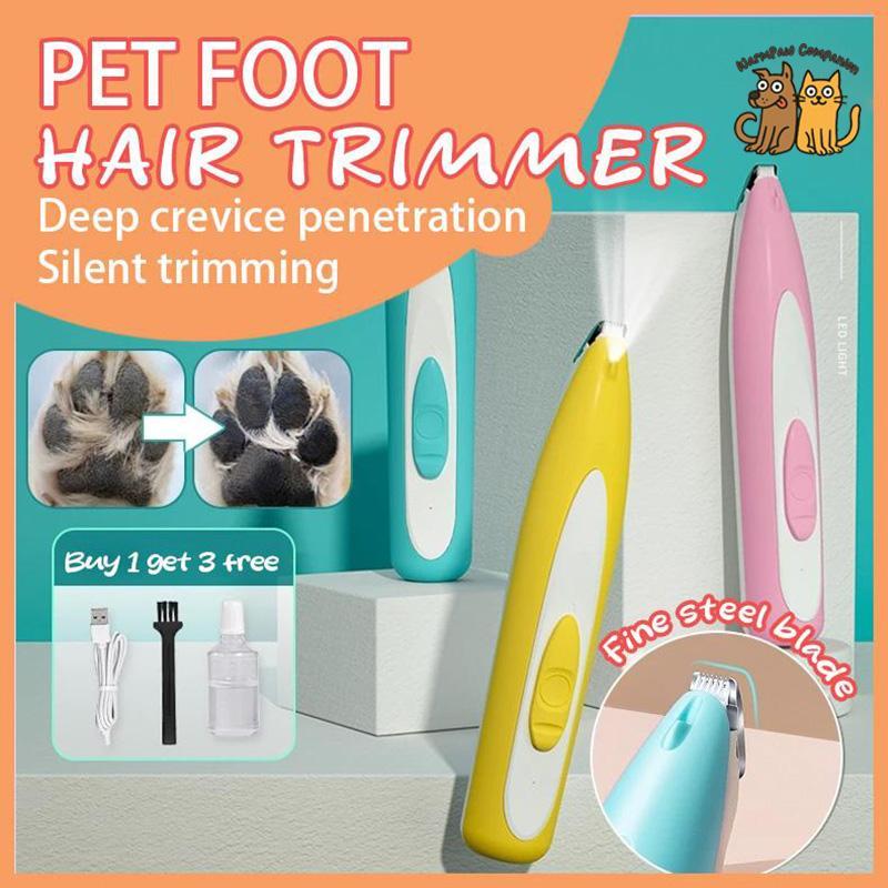 CL.Pet Shaver Razor Electric Mute Dog Cat Paw Shaver Foot Hair Trimmer ...