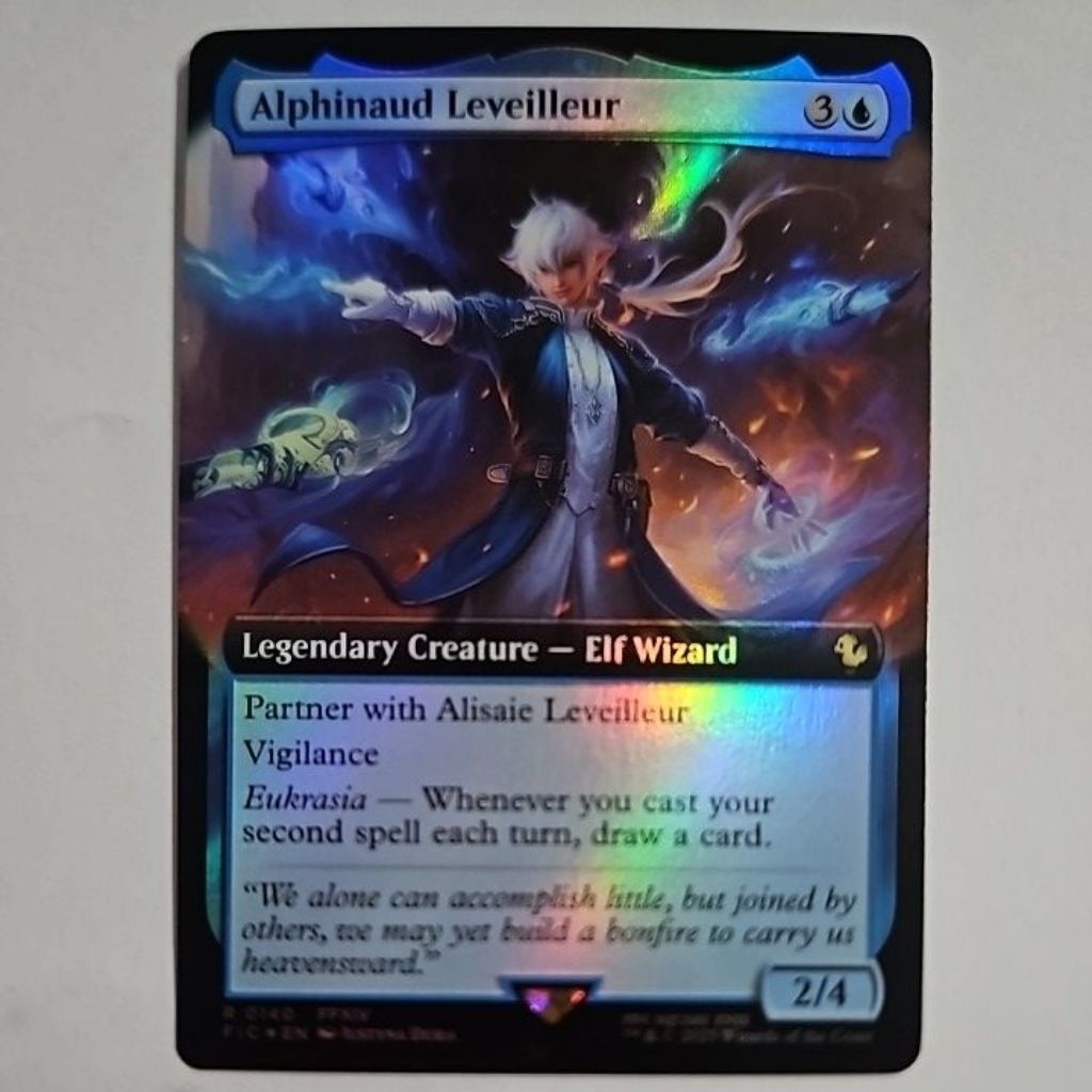 alphinaud mtg card Alphinaud Leveilleur (Extended Art) [FINAL FANTASY Commander] main image 1