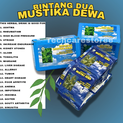 NEW STOCK ORIGINAL Bintang Dua MUSTIKA DEWA Herbal Tea Supplement from ...
