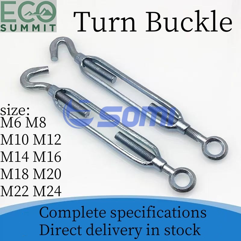 Fixman Zinc Plated Turnbuckle – Metric Sizes M6, M8, M10, M12 (Various Lengths), Model 288650