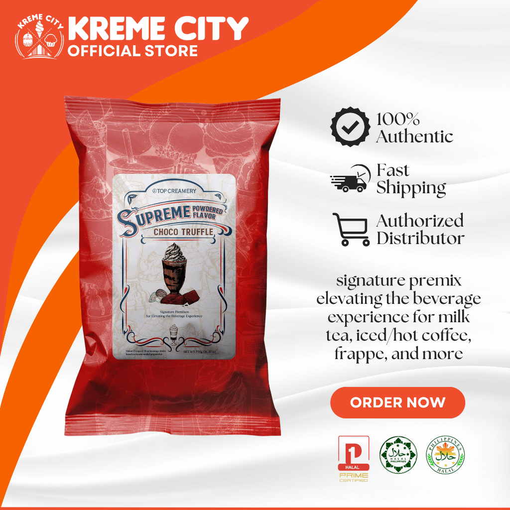 TOP Creamery Supreme Series Choco Truffle Powdered Flavor Beverage ...