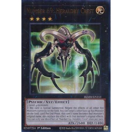Number 69: Heraldry Crest - BLMM-EN153 - Ultra Rare 1st Edition | Shopee  Philippines