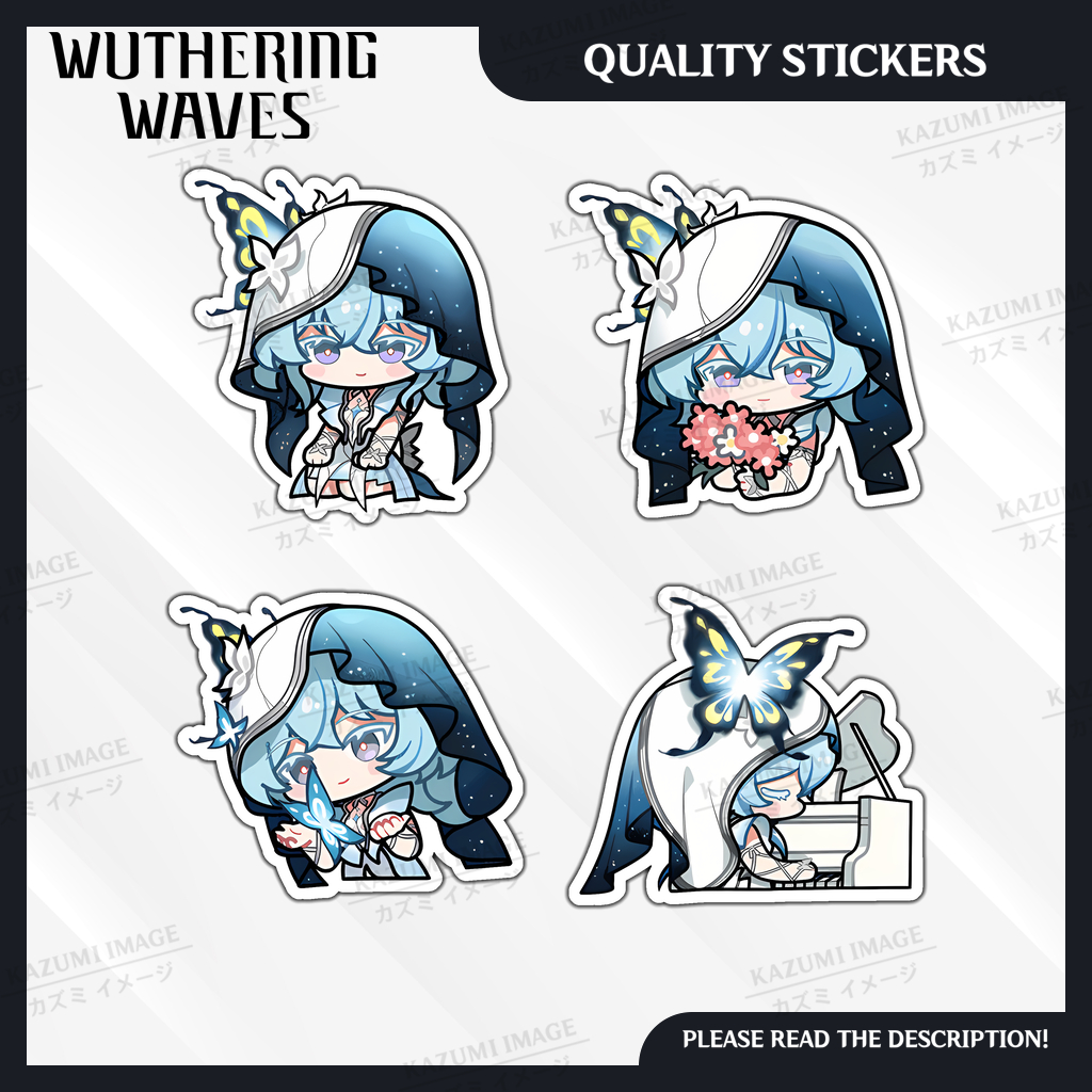The Shorekeeper - Wuthering Waves Waterproof Emoji Stickers | Shopee ...