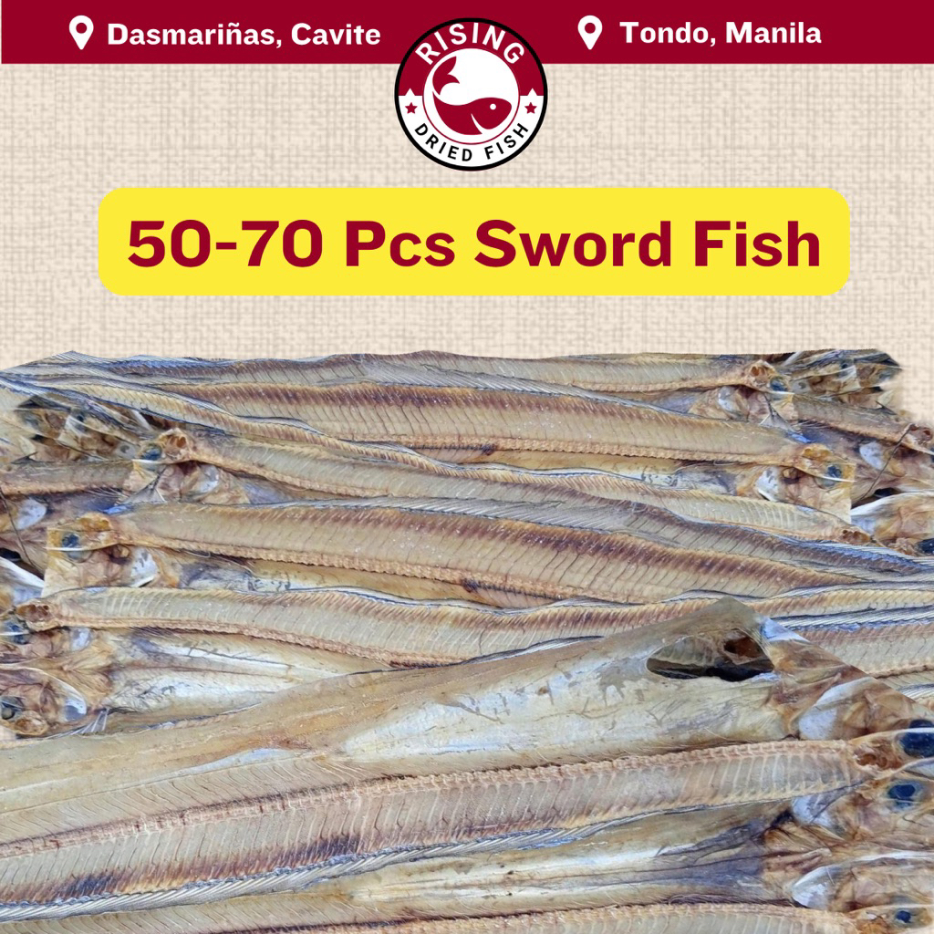 100g Boneless Espada Fish Daing Cebu - Authentic Filipino Tuyo, Ready ...