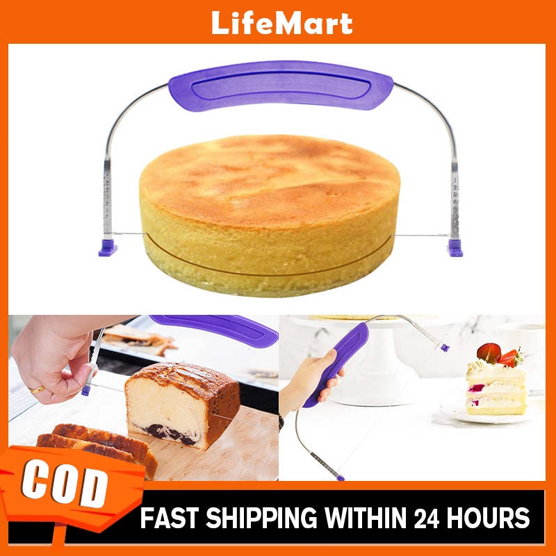 Cake Slicer Leveler Adjustable With Stainless Steel Wires And Handle ...