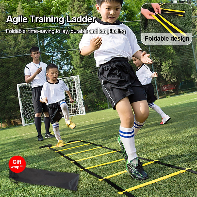 Fitness Agility Training Obstacle Rope Rungs SpeedLadder Run Exercise ...