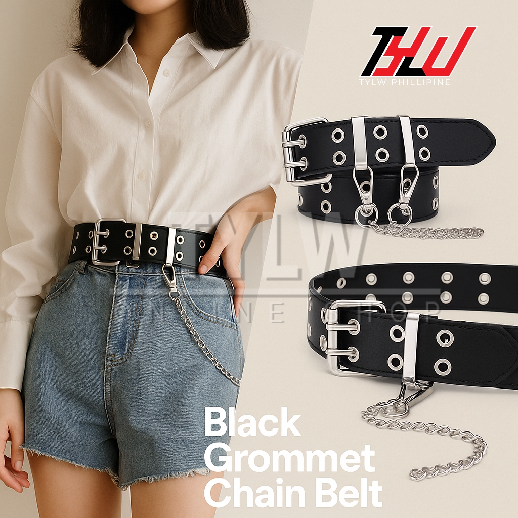 Belt double row star Korean Fashion Women Belt Lady Belts Leather Metal ...