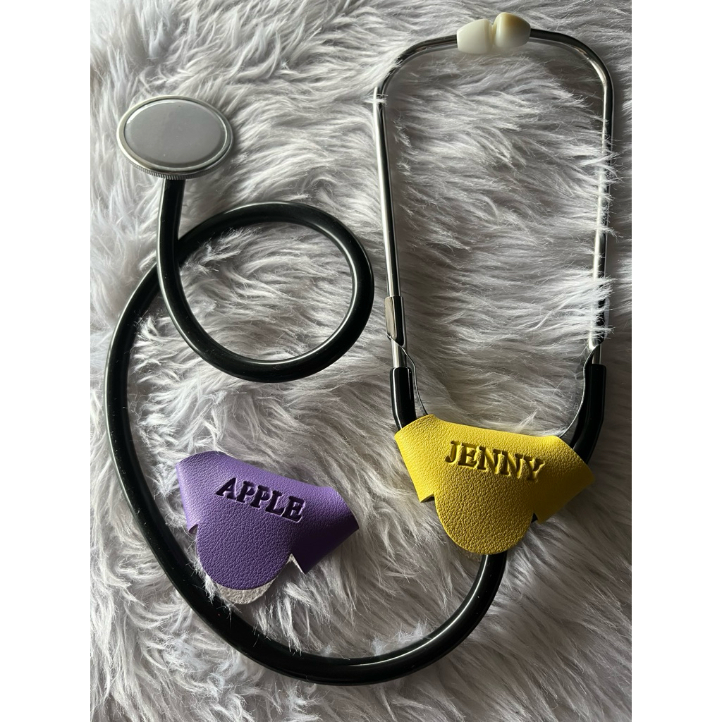 Stethoscope Tag & Sleeve – Custom Name, Antique Buttons | Shopee ...