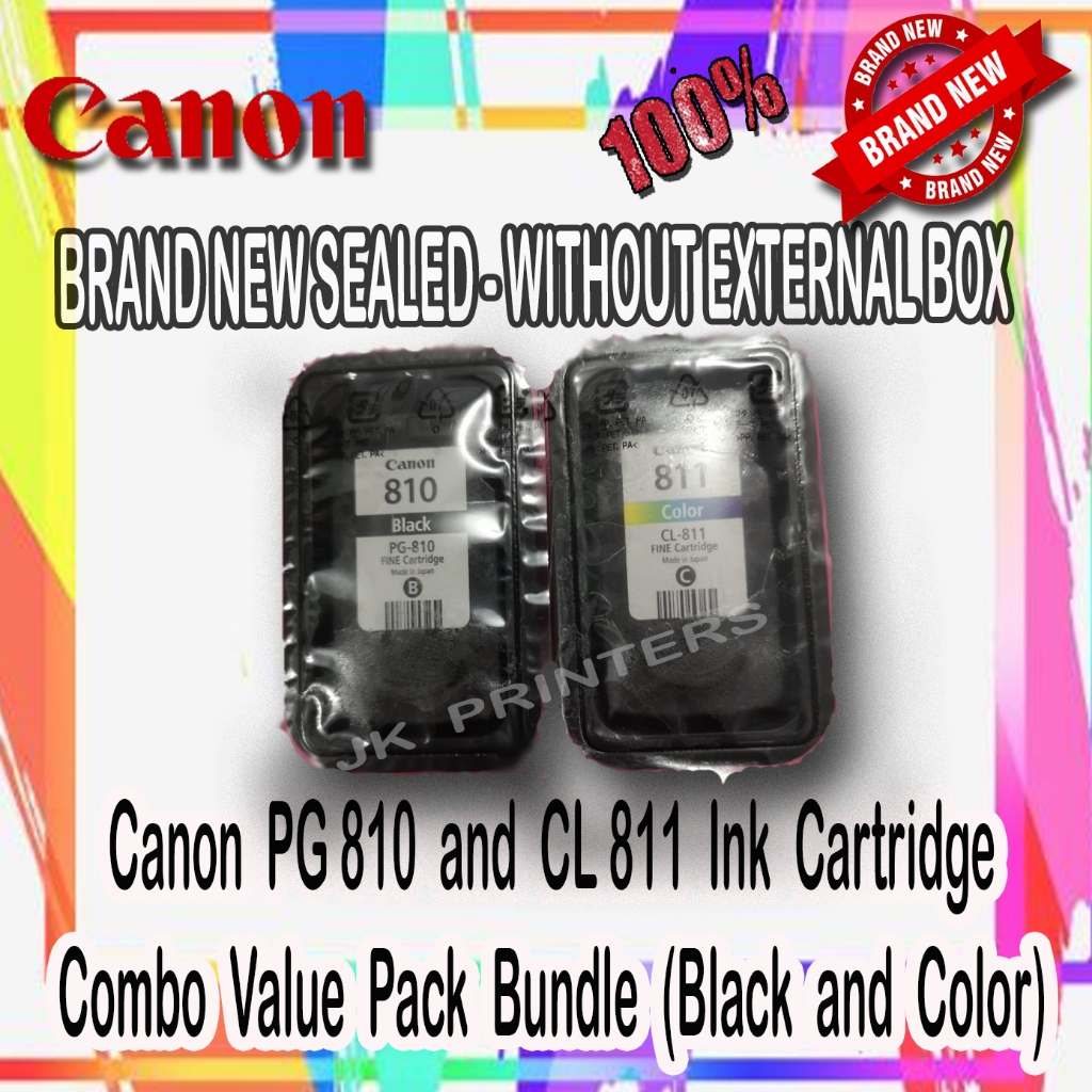 Canon PG 810 and CL 811 Ink Cartridge (Black / Color) BRAND NEW SEALED ...
