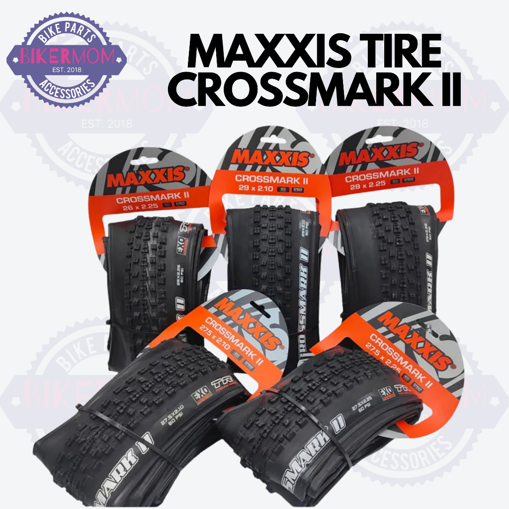 Maxxis Crossmark II M344RU EXO/TR KEVLAR 60TPI FOLDING TIRE | BIKERMOM ...