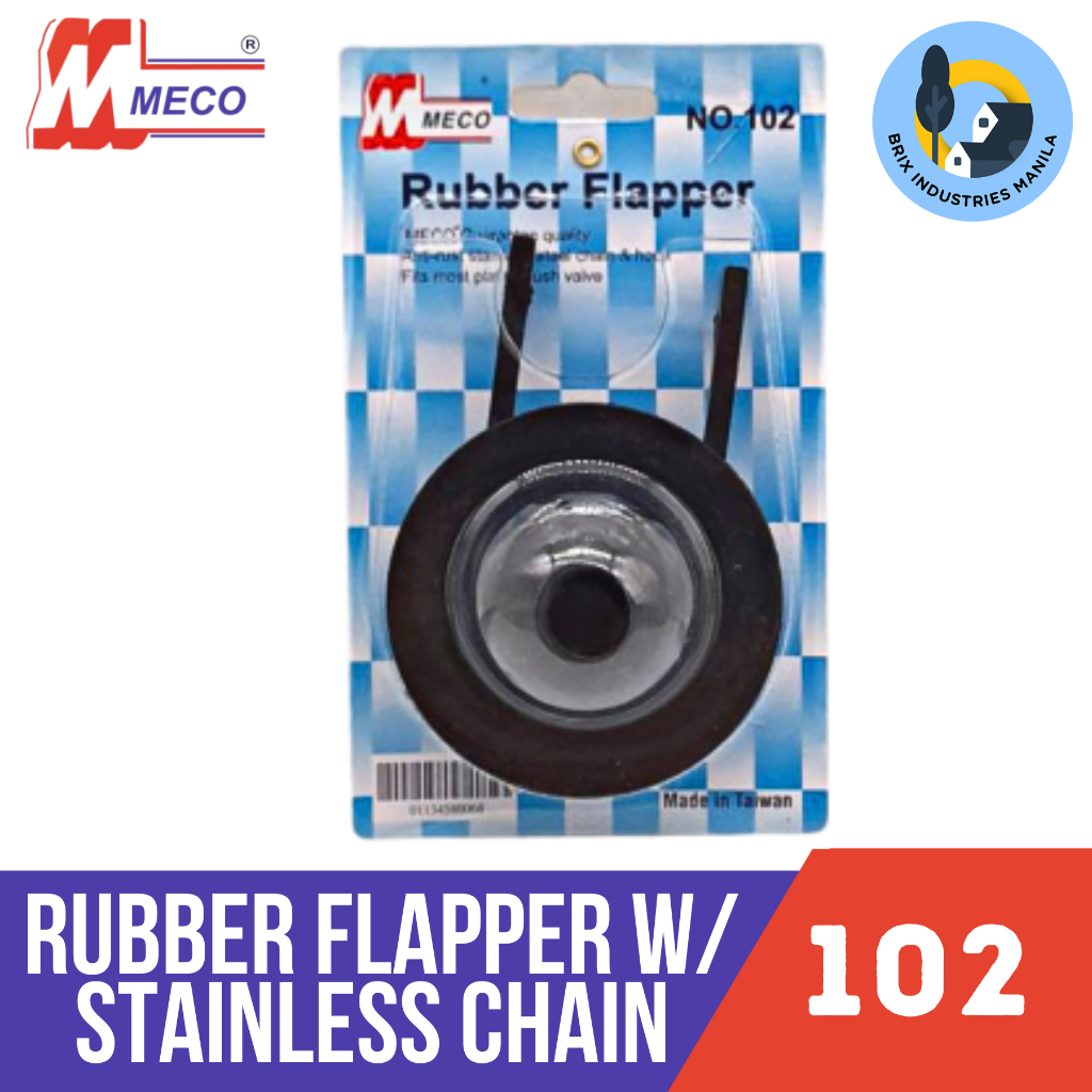 Meco Rubber Flapper with Stainless Chain #102 Brix Industries Manila ...