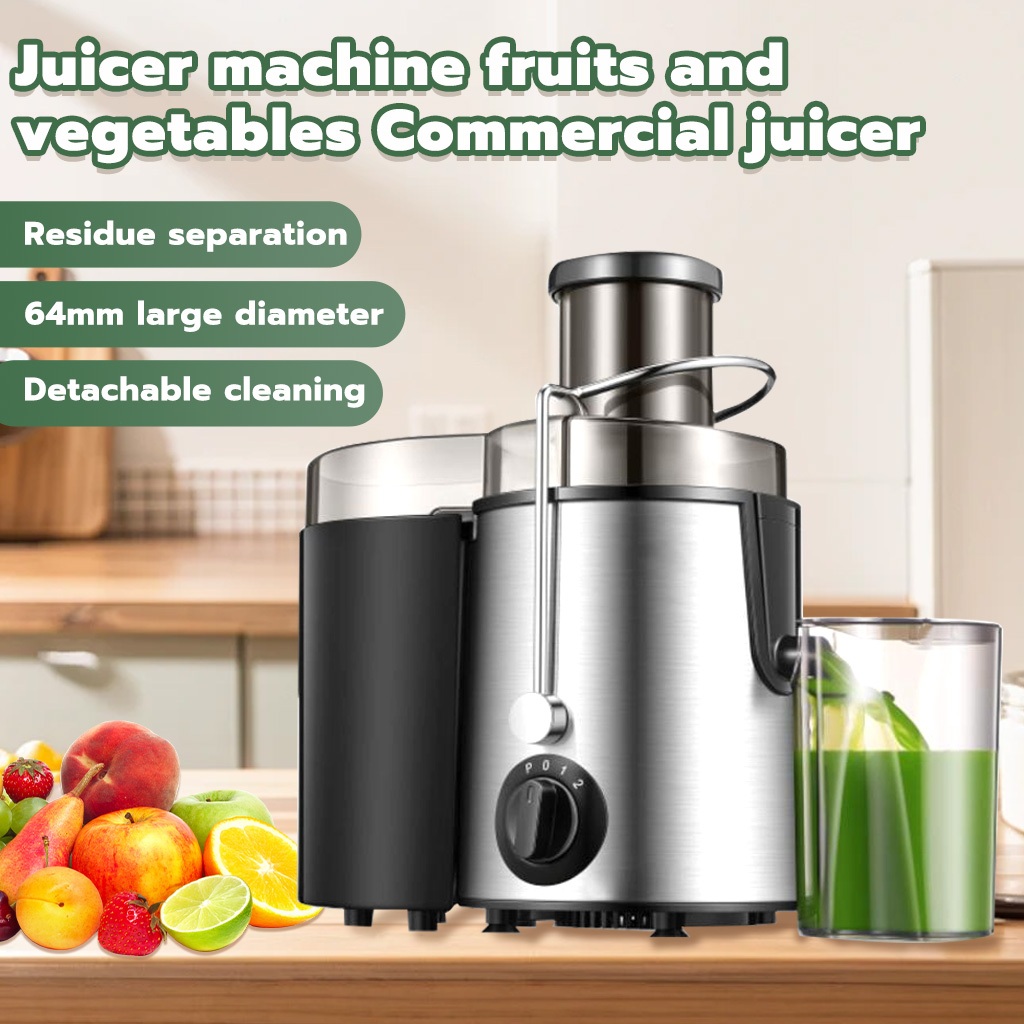 in1 Juicer Large Caliber Household Commercial Automatic juicer speeds  Juice Separation Blender