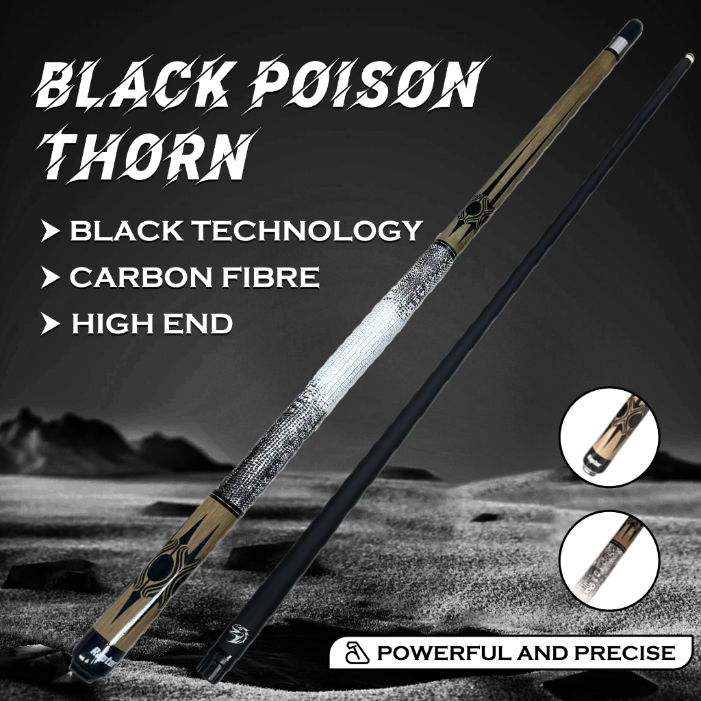 Large Tip Carbon Fiber Billards Cue Stick - Lightweight, Durable, and ...