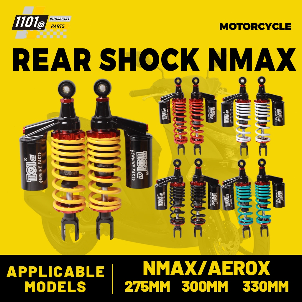 1101@ REAR SHOCK 2PCS FOR NMAX/AEROX 275MM 300MM 330MM THAILAND MADE ...