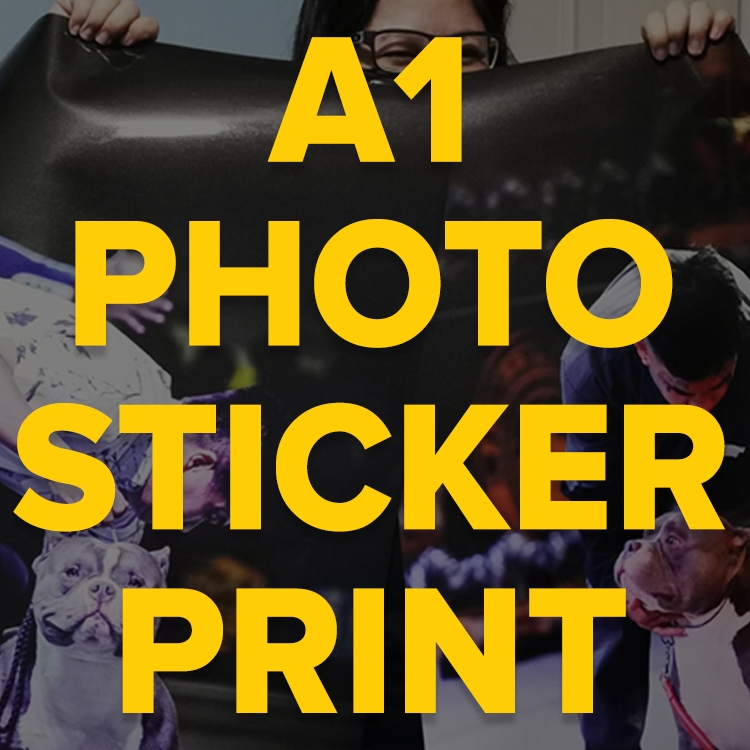 A1 Photo Sticker Print | Custom Size | Large Format | High Quality ...