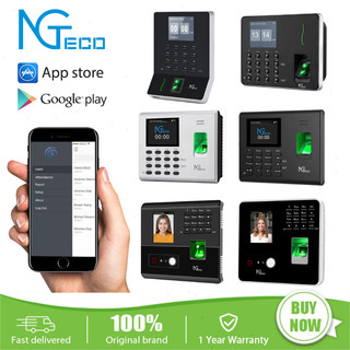 NGTeco Fingerprint Face Time Attendance Machine WiF Biometric Scanner ...