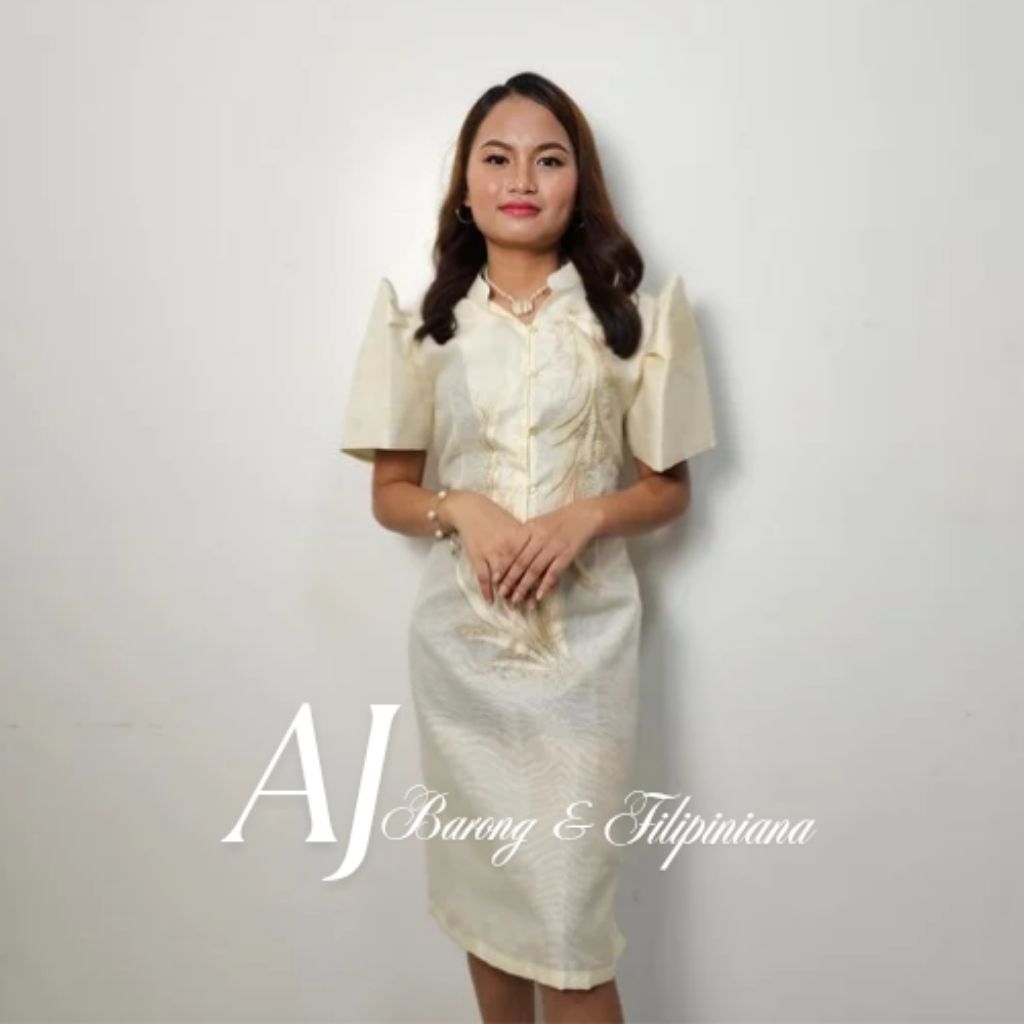 Modern Filipiniana BD 04 graduation pictorial ladies dress BARONG ...