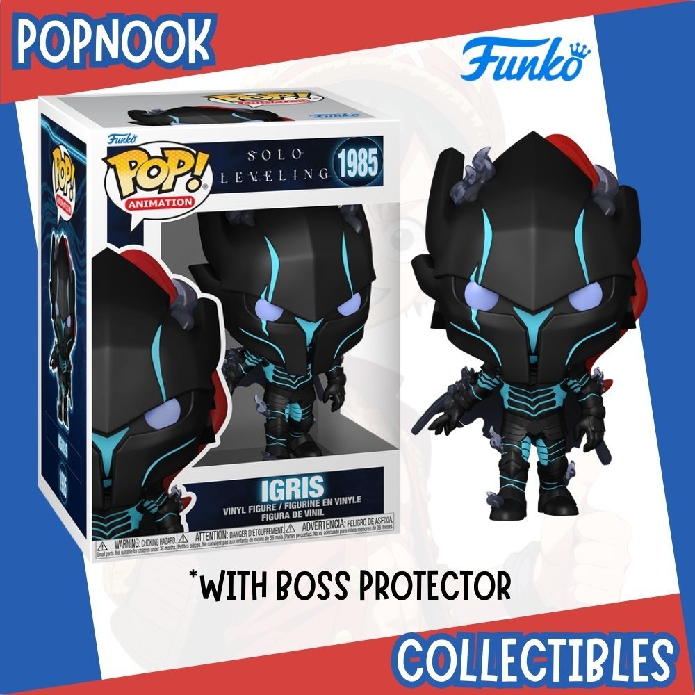 [AUTHENTIC] FUNKO POP! Solo Leveling #1985 IGRIS with Boss Protector ...