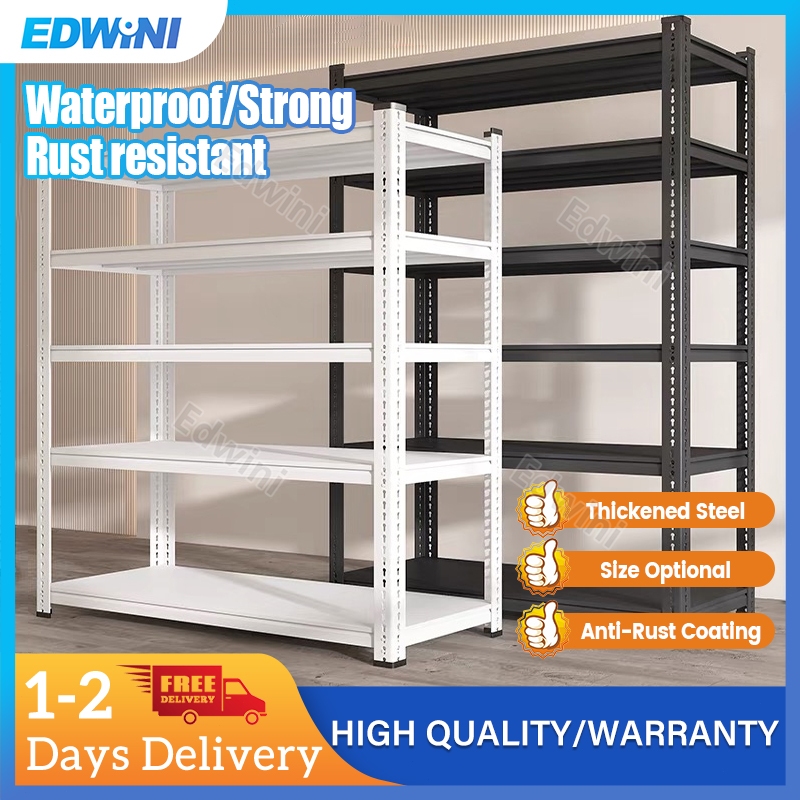 Metal Rack 6Layer Steel Rack Boltless Rack Goods Storage Shelf Heavy ...
