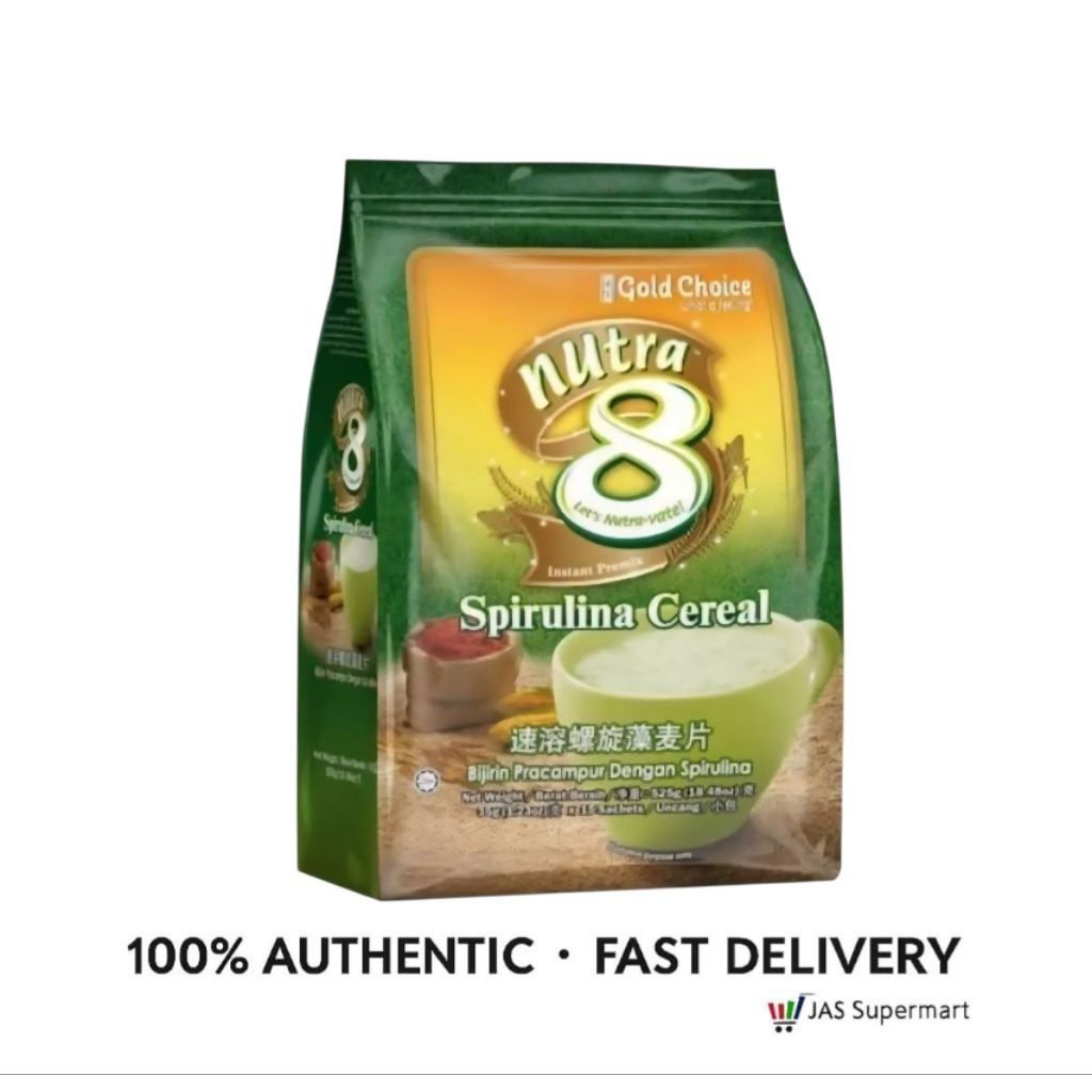 Gold Choice Nutra 8 Spirulina Cereal Drink with Oats – Healthy Instant ...