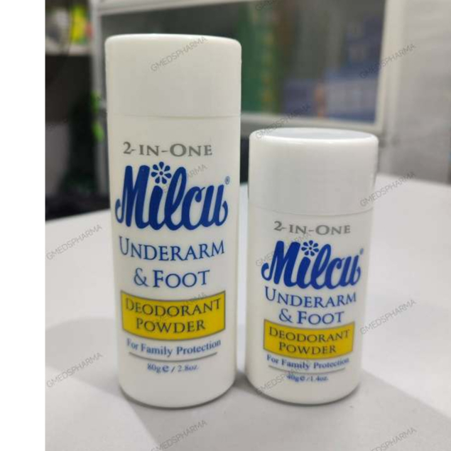 MILCU UNDERARM AND FOOT DEODORANT 2 IN 1 POWDER | Shopee Philippines