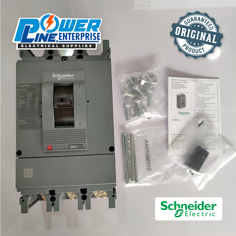 Schneider EZC 320a ~ 600a 3 pole MCCB | Shopee Philippines