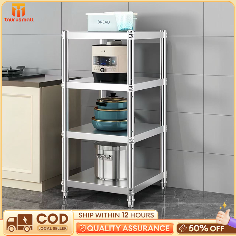 Galvanized Storage Rack Kitchen Organizer Storage Rack Stainless Steel ...