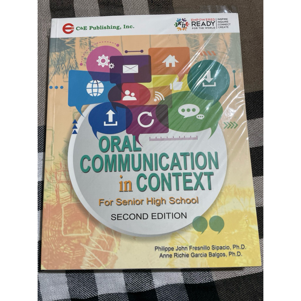 ORAL COMMUNICATION in CONTEXT For SHS 2nd Edition | Shopee Philippines