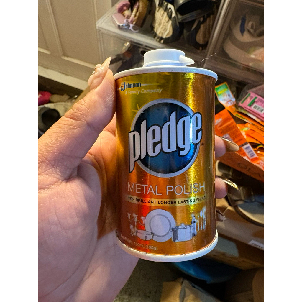 PLEDGE METAL POLISH 150g | Shopee Philippines