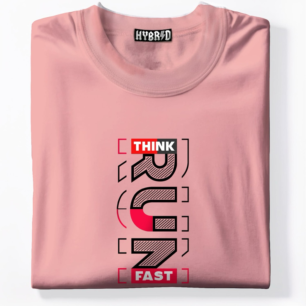 think run fast clothes design basic cotton t-shirt unisex tops fashion ...