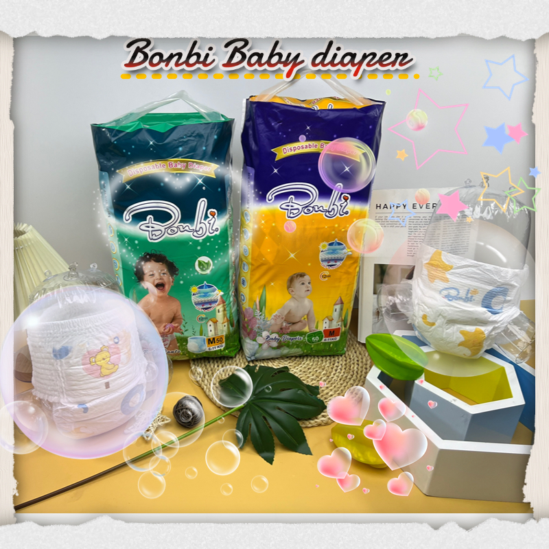Hot Sale!! ----Bonbi Diaper for Baby Unisex Ultra thin and Dry ...