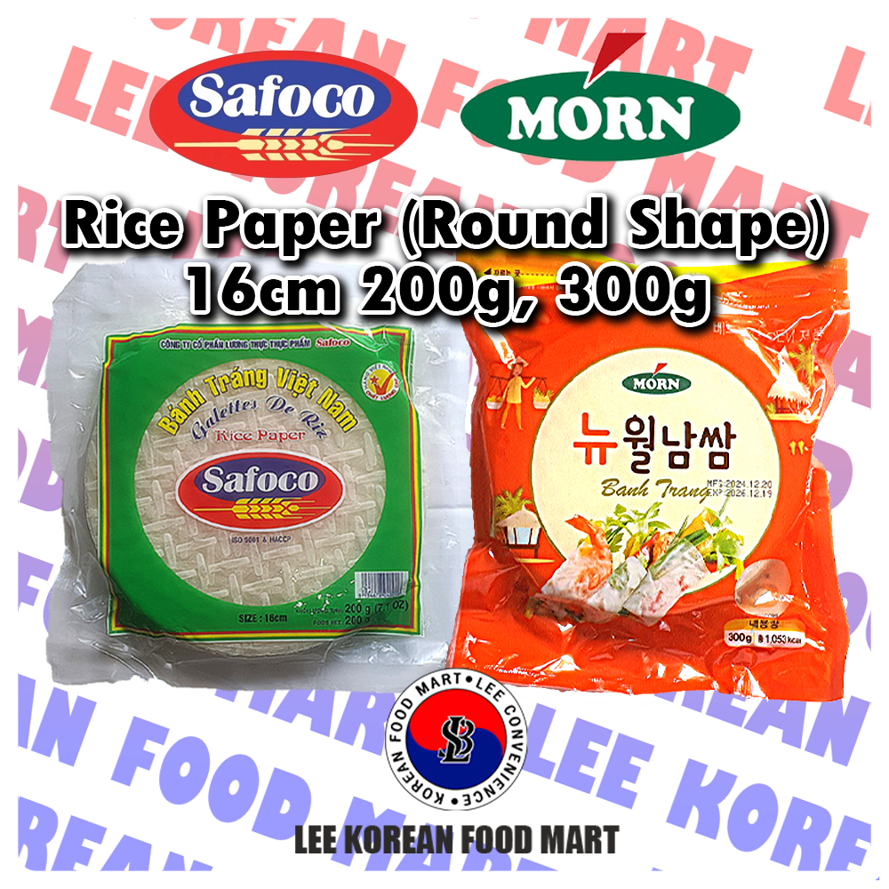 Rice Paper Wrapper for Korean vietnamese Spring Rolls Round Shape 300g ...