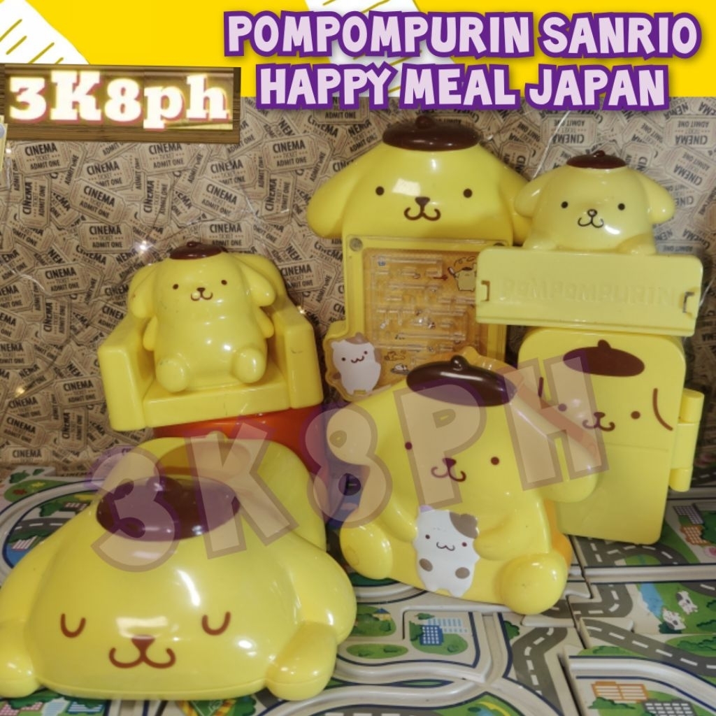 Pompompurin Sanrio McDonald's Happy meal toy Japan preloved | Shopee ...