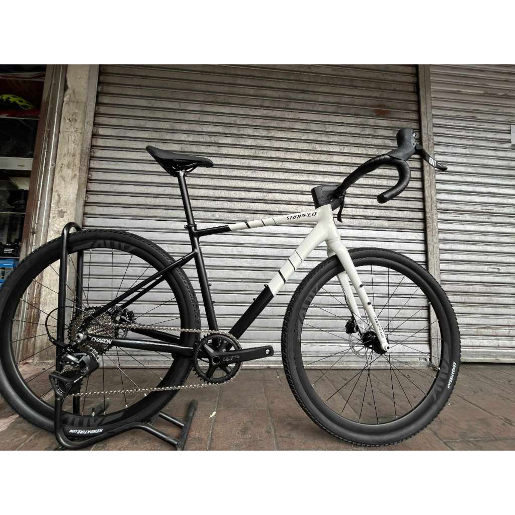 Gravel Bike Sunpeed Charon 2025 1x13 speed Hydraulic Brakes | Shopee ...