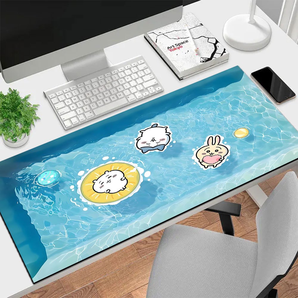 Chiikawa Computer Mousepad Japanese Large Mouse Pad Extended Gaming ...