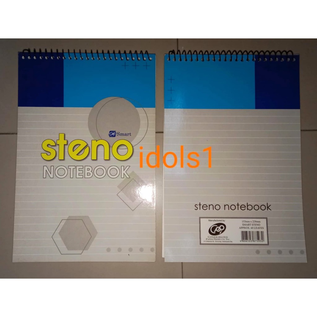 STENO NOTEBOOK 60LVS. | Shopee Philippines